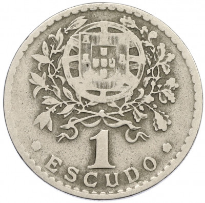 1 эскудо 1946 года Португалия