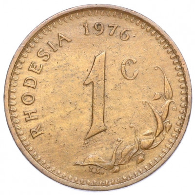 1 цент 1976 года Родезия