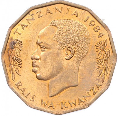 5 центов 1984 года Танзания