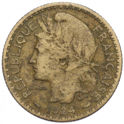 1 франк 1924 года Французское Того