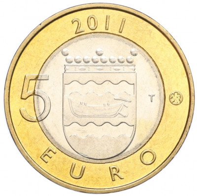 5 евро 2011 года «Исторические регионы Финляндии — Уусимаа»