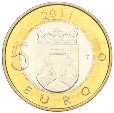 5 евро 2011 года «Исторические регионы Финляндии — Карелия»