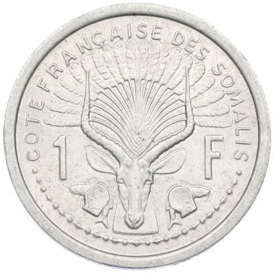 1 франк 1949 года Французское Сомали