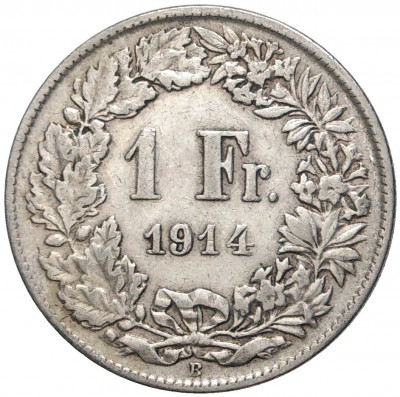 1 франк 1914 года Швейцария