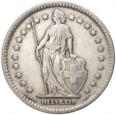 1 франк 1914 года Швейцария