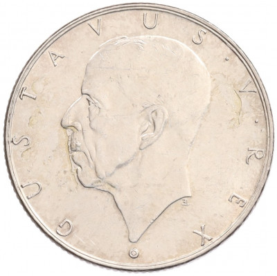 2 кроны 1938 года Швеция «300 лет поселению Делавэр»