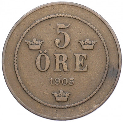 5 эре 1905 года Швеция