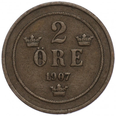 2 эре 1907 года Швеция