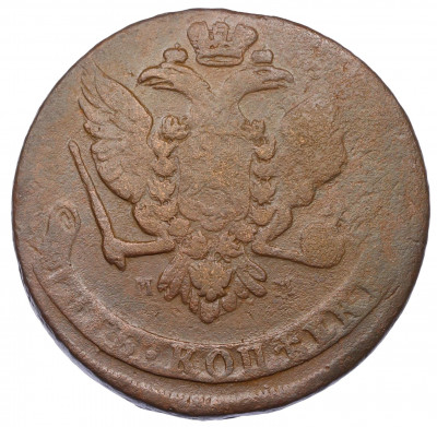 5 копеек 1758 года ММ