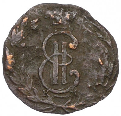 Полушка 1768 года КМ «Сибирская монета»