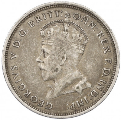 1 флорин 1927 года Австралия «Открытие здания парламента в Канберре»