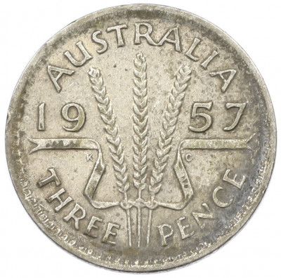 3 пенса 1957 года Австралия