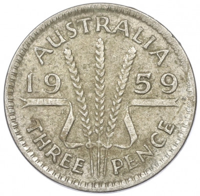 3 пенса 1959 года Австралия