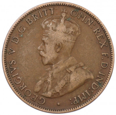 1/2 пенни 1917 года Австралия