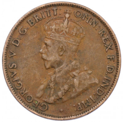 1/2 пенни 1927 года Австралия