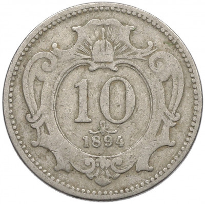 10 геллеров 1894 года Австрия