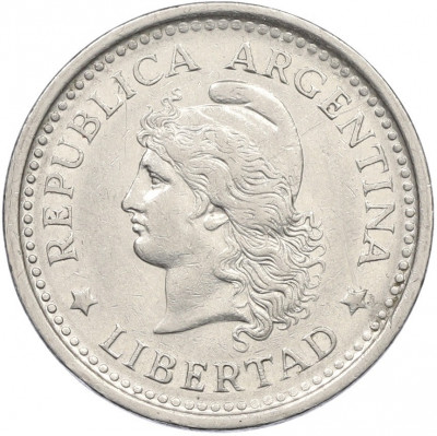 1 песо 1959 года Аргентина