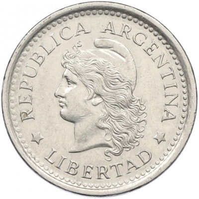 1 песо 1960 года Аргентина