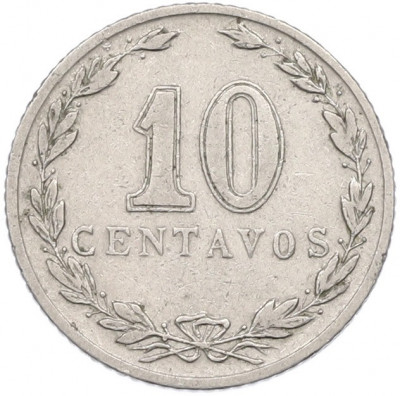 10 сентаво 1939 года Аргентина