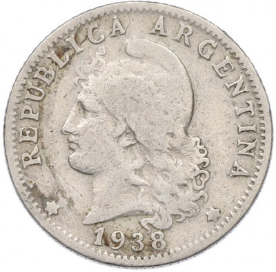 20 сентаво 1938 года Аргентина