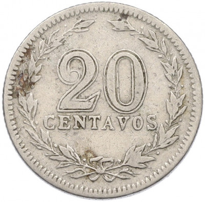 20 сентаво 1938 года Аргентина
