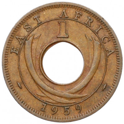 1 цент 1959 года KN Британская Восточная Африка