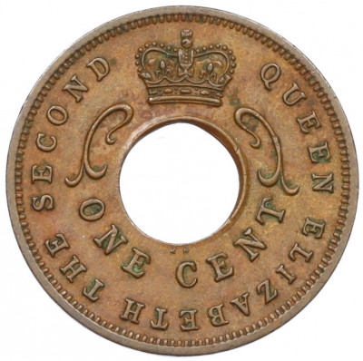 1 цент 1959 года KN Британская Восточная Африка