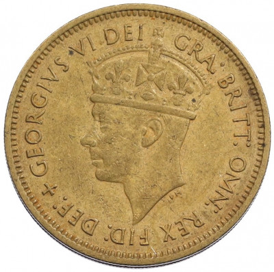 1 шиллинг 1949 года Британская Западная Африка