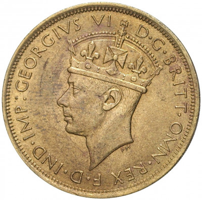 2 шиллинга 1947 года H Британская Западная Африка