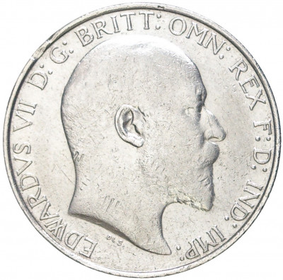 1 флорин (2 шиллинга) 1908 года Великобритания