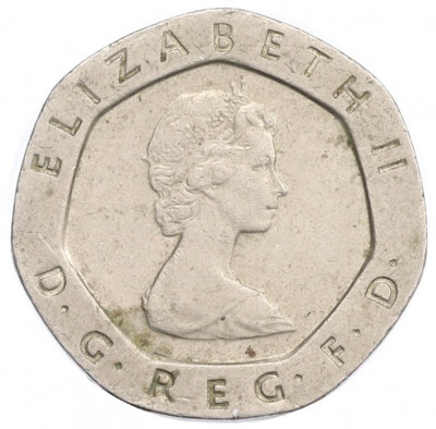 20 пенсов 1983 года Великобритания