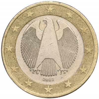 1 евро 2002 года A Германия