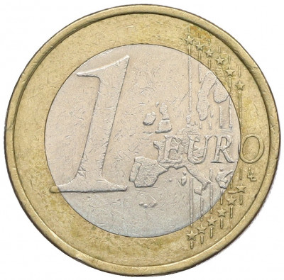 1 евро 2002 года J Германия
