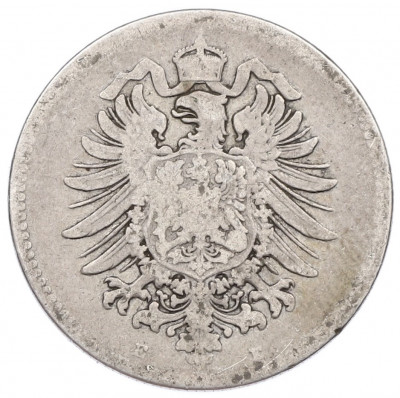 1 марка 1874 года E Германия