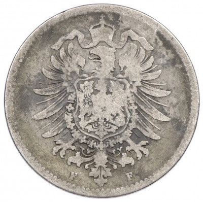 1 марка 1874 года F Германия