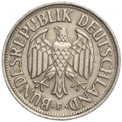 1 марка 1963 года F Западная Германия (ФРГ)