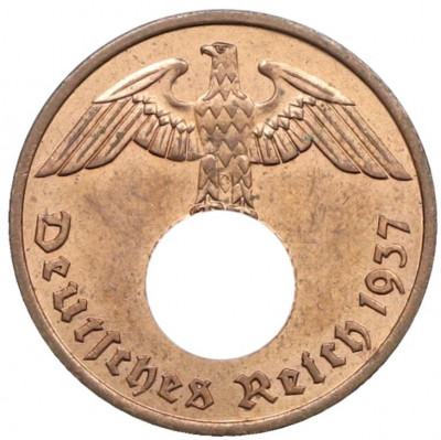 2 рейхспфеннига 1937 года A Германия