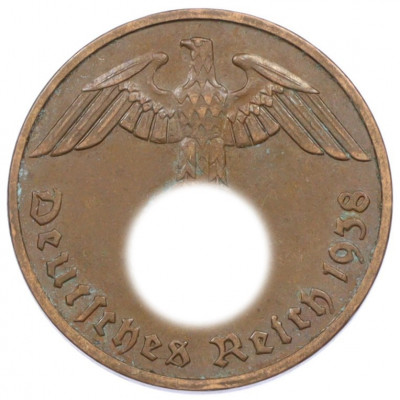 2 рейхспфеннига 1938 года E Германия