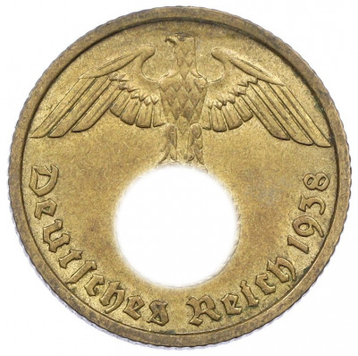 10 рейхспфеннигов 1938 года J Германия