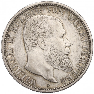 2 марки 1907 года Германия (Вюртемберг)