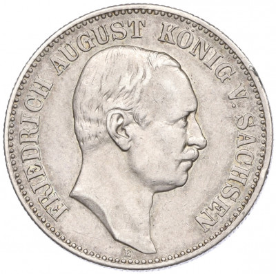 2 марки 1907 года Германия (Саксония)