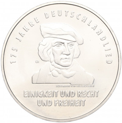 20 евро 2016 года Германия «175 лет Гимну Германии»