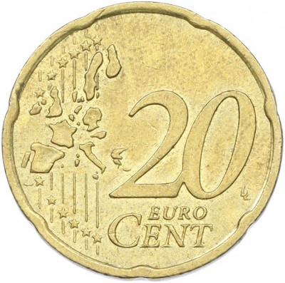 20 евроцентов 2002 года D Германия