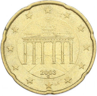 20 евроцентов 2003 года G Германия