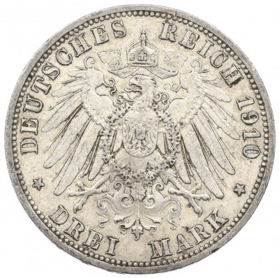 3 марки 1910 года Германия (Пруссия)