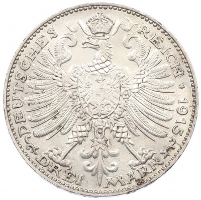 3 марки 1915 года Германия (Саксен-Веймар-Эйзенах) «100 лет Великим герцогам»
