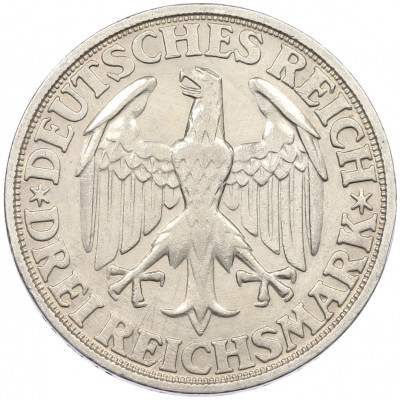3 рейхсмарки 1928 года D Германия «1000 лет Динкельсбюлю»