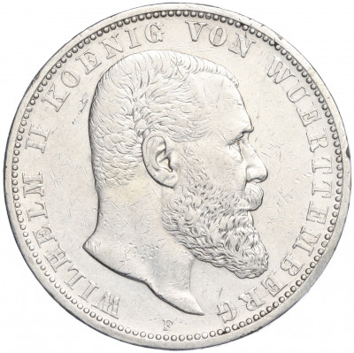 5 марок 1908 года F Германия (Вюртемберг)