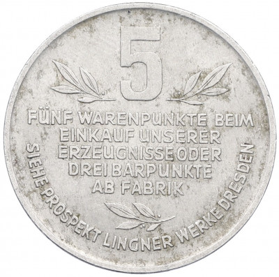 5 пунктов 1932 года Германия (город Дрезден) Фабрика Карла Лингнера