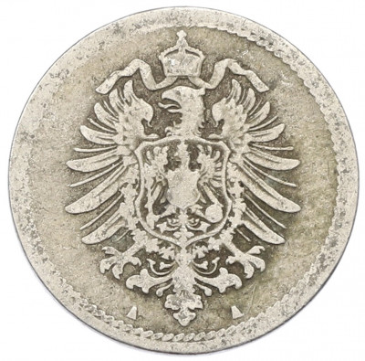 5 пфеннигов 1874 года A Германия